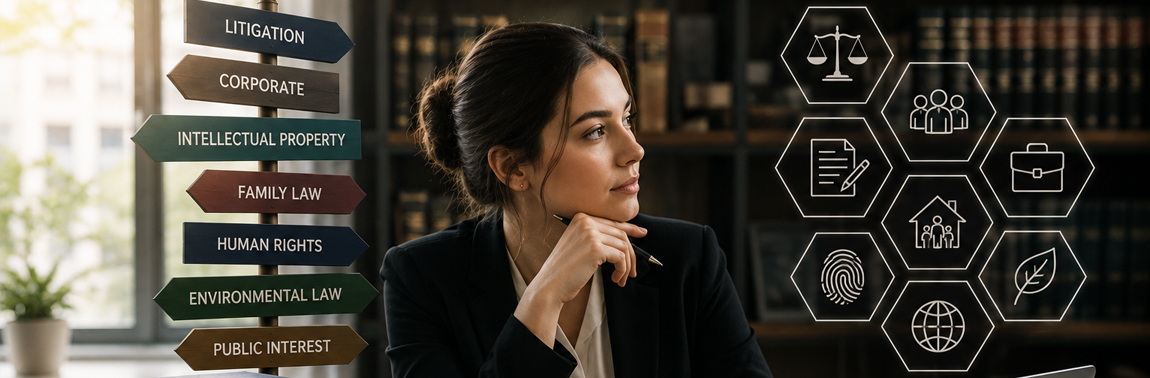 How to Choose the Right Area of Law: A Guide for Law Students and Junior Lawyers