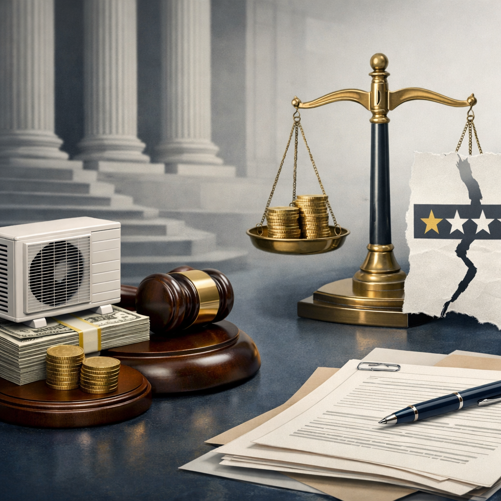 Air Conditioning Company Secures 25000 Dollar Defamation Judgment Over Google Review