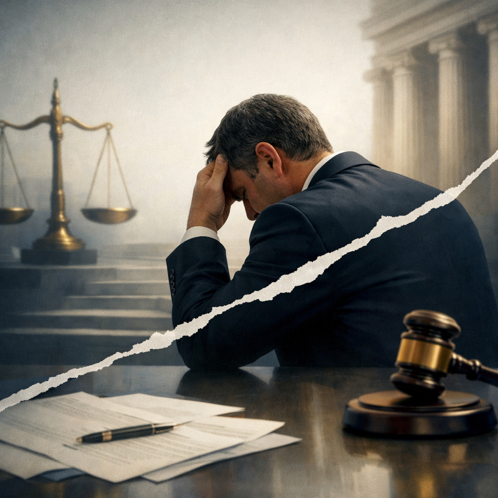 Lawyer's Claim of Innocence Leads to Career Downfall